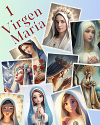Stickers Virgen María