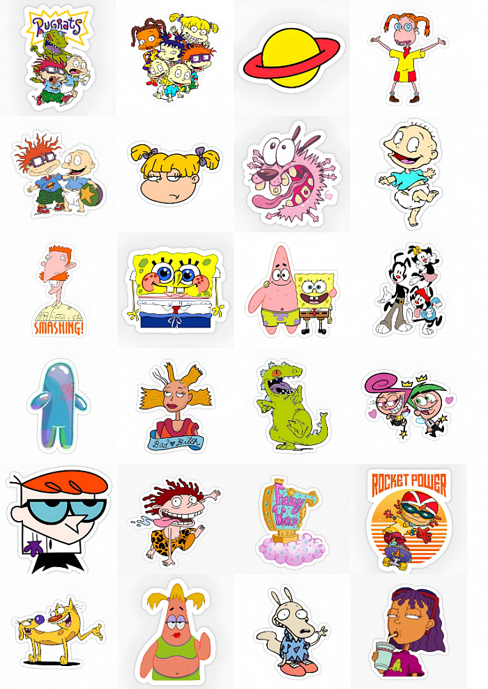 Stickers Nickelodeon Personajes
